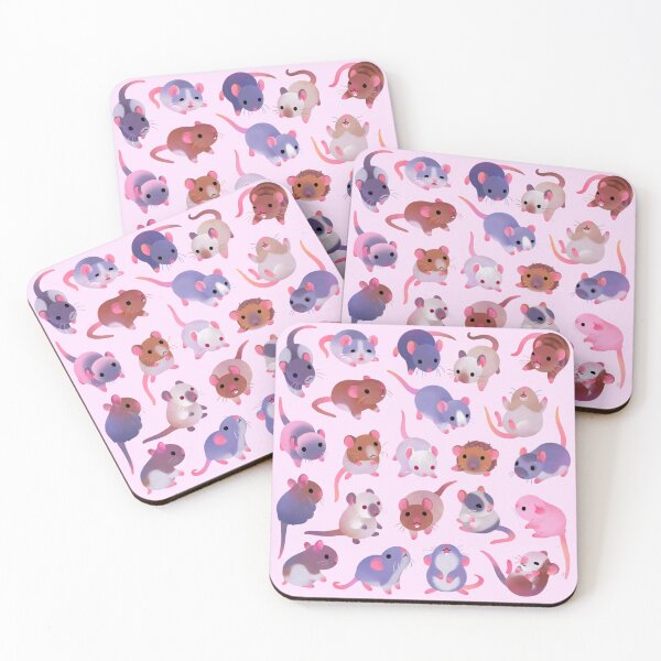 Item preview, Fancy rat - pink designed and sold by pikaole.