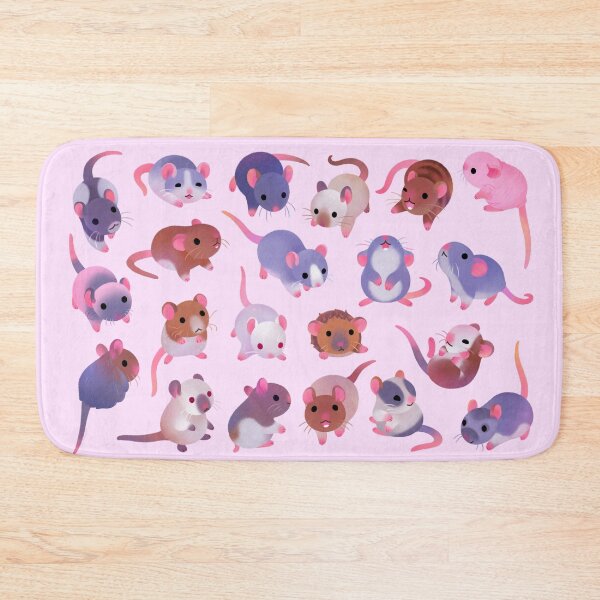 Item preview, Fancy rat - pink designed and sold by pikaole.
