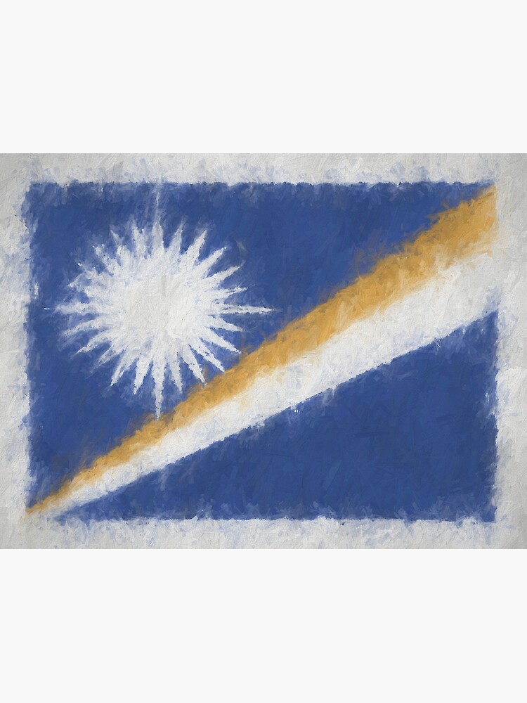Marshall Islands Flag Reworked No. 66, Series 4 by 8th-and-f