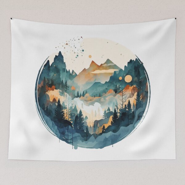Item preview, Watercolor Forest designed and sold by AdvancedApe.