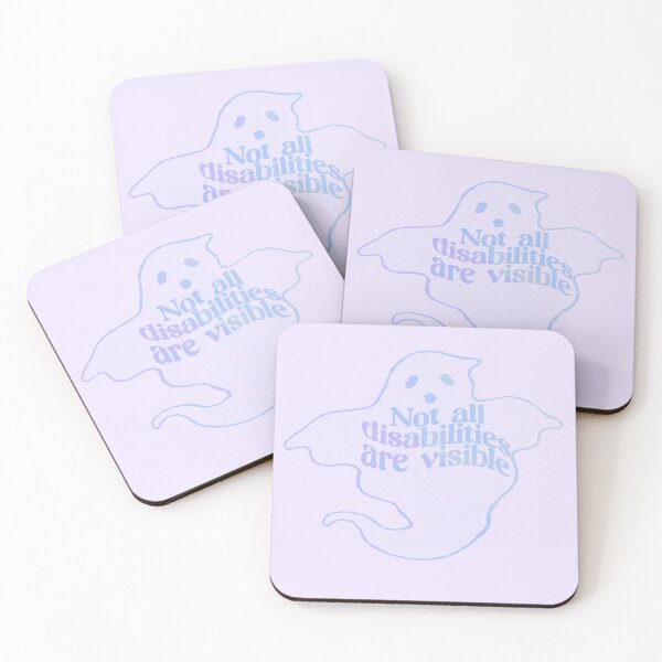 Item preview, Invisible disabilities ghost - Purple designed and sold by Kind Disign.
