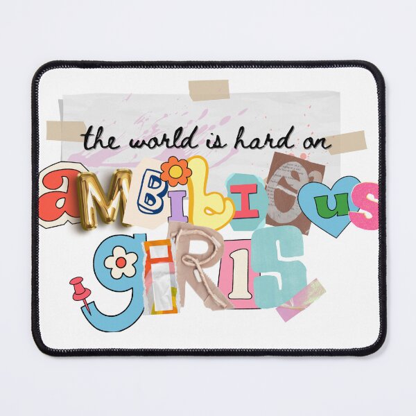 Item preview, the world is hard on ambitious girls designed and sold by ohmariagilbert.