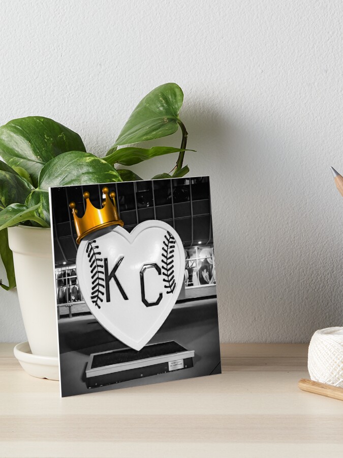 Royal Heart Baseball Sculpture - Selective Color 1x1 Art Board Print for  Sale by Gregory Ballos