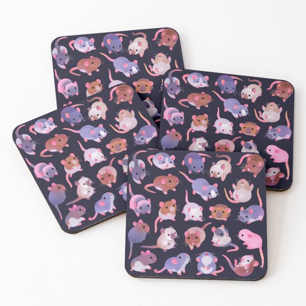 Item preview, Fancy rat - dark designed and sold by pikaole.