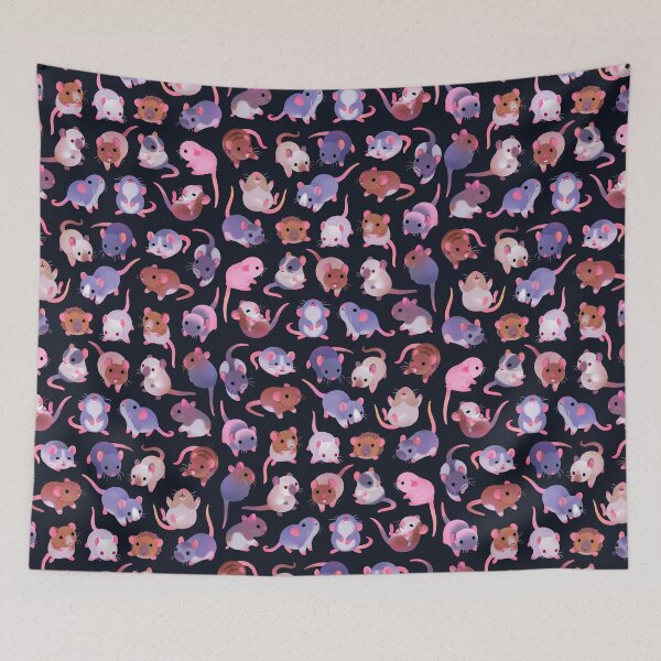 Item preview, Fancy rat - dark designed and sold by pikaole.