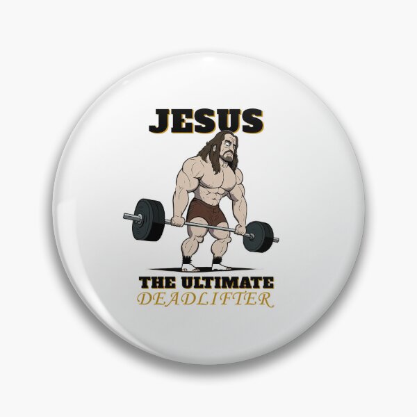 Item preview, Jesus - the ultimate deadlifter designed and sold by MeditationMind.