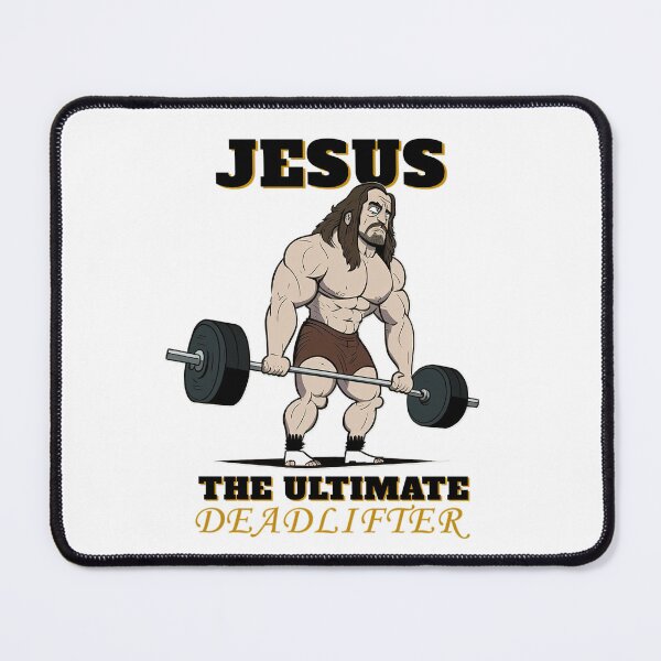Item preview, Jesus - the ultimate deadlifter designed and sold by MeditationMind.