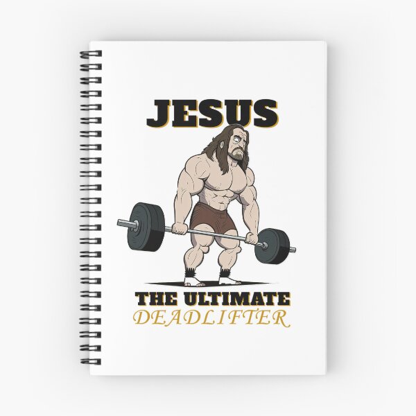 Item preview, Jesus - the ultimate deadlifter designed and sold by MeditationMind.