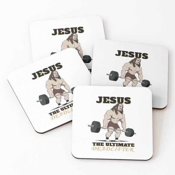 Item preview, Jesus - the ultimate deadlifter designed and sold by MeditationMind.