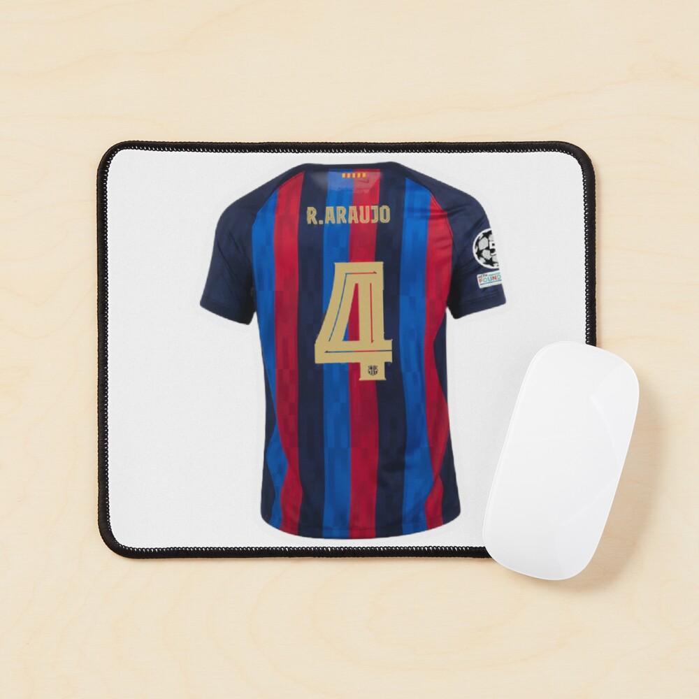 Ronald Araujo Barcelona football jersey number 4 Sticker for Sale by  Justtrendytees