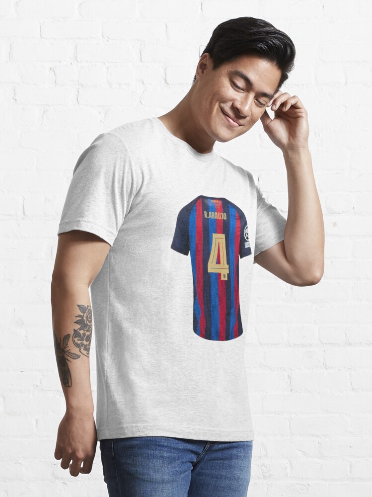 Ronald Araujo Barcelona football jersey number 4 Sticker for Sale by  Justtrendytees