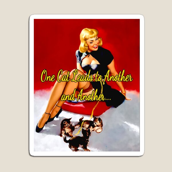 Item preview, 1950’s Pinup Some Cute Tricks by Gil Elvgren designed and sold by KellysComColors.