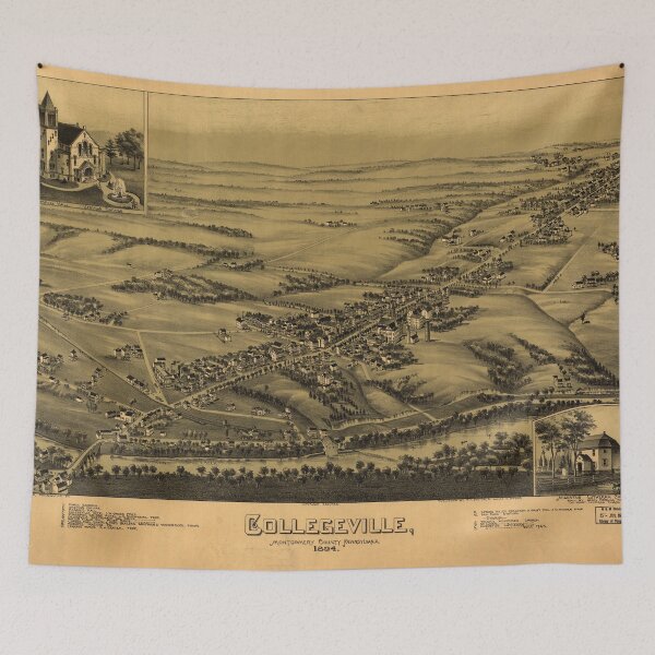 Item preview, Collegeville, Pennsylvania (1894) designed and sold by allhistory.