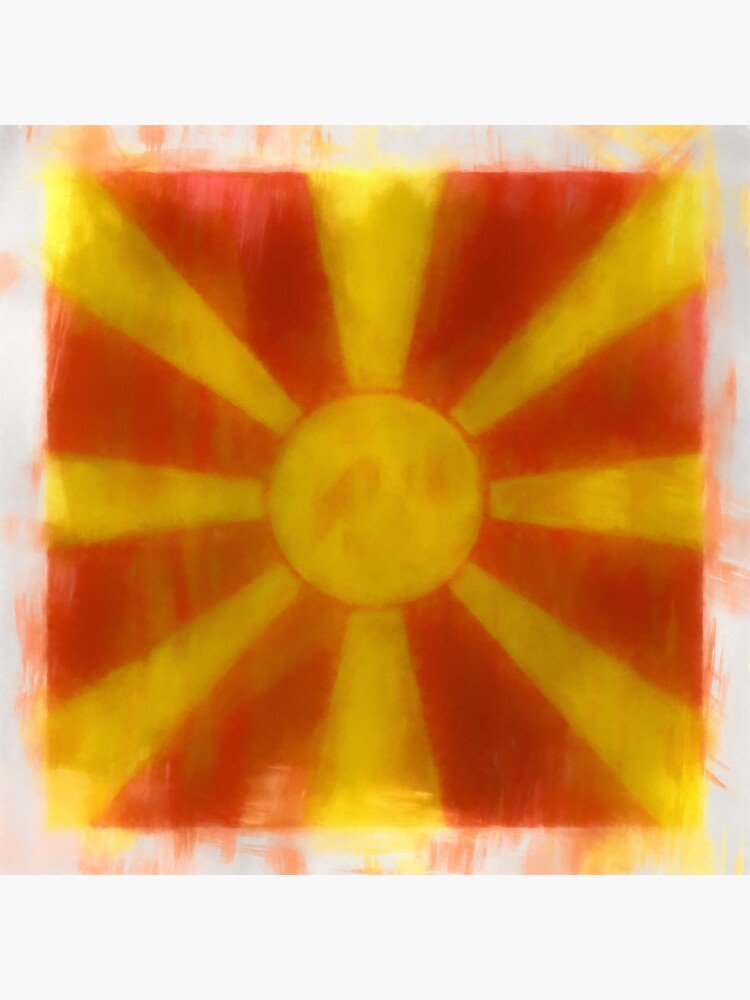 Macedonia Flag Reworked No. 2, Series 1 by 8th-and-f