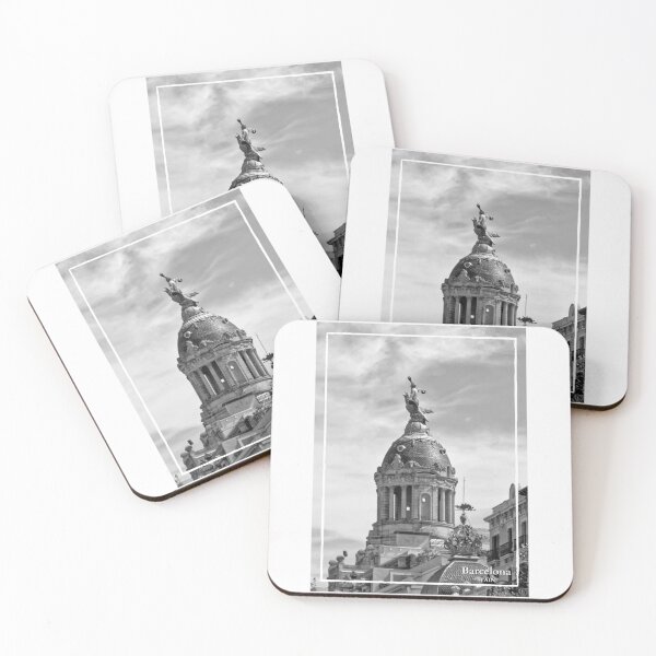 Item preview, La Union y El Fenix Espanol in Barcelona Spain Travel Black and White designed and sold by SoccaTamam.
