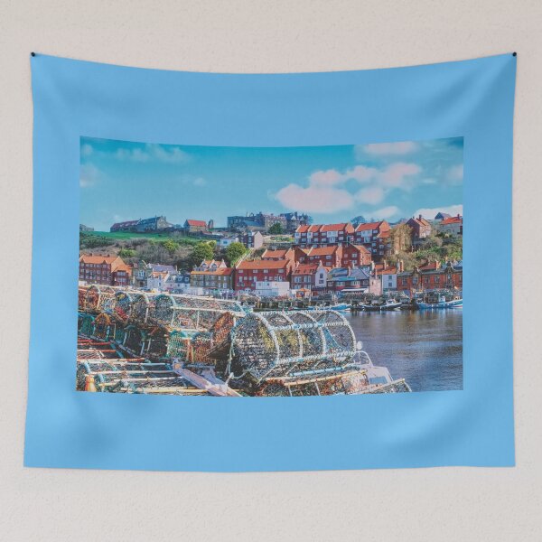 Item preview, Whitby Harbour Fishing Baskets  designed and sold by Alisonchambers2.