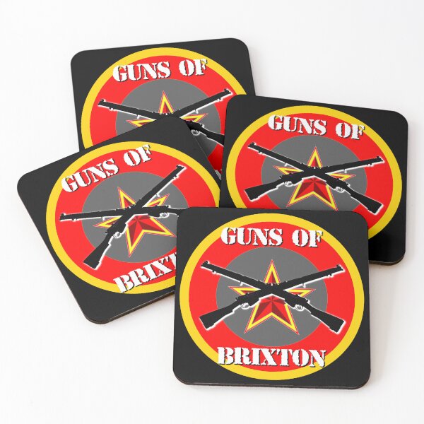 Artikelvorschau, Clash Rifles Classic Retro Brixton Red Star Guns Roundel entworfen und verkauft von ModSupporters.