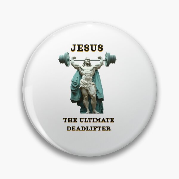 Item preview, Jesus - the ultimate deadlifter designed and sold by MeditationMind.