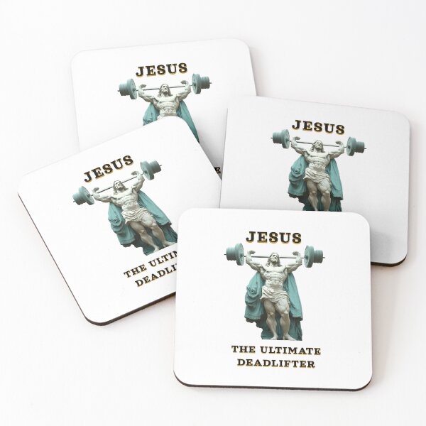 Item preview, Jesus - the ultimate deadlifter designed and sold by MeditationMind.