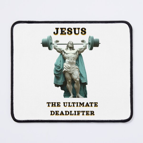 Item preview, Jesus - the ultimate deadlifter designed and sold by MeditationMind.