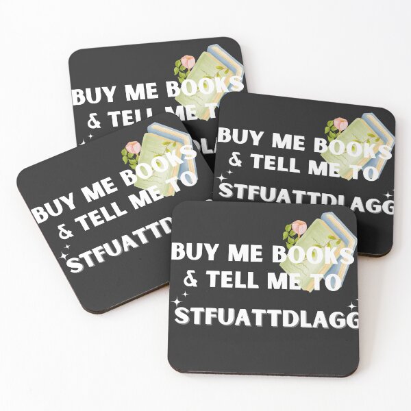 Item preview, BUY ME BOOKS AND TELL ME TO STFUATTDLAGG, Funny Reading Crewneck shirt for Book Lover designed and sold by Morja2015.