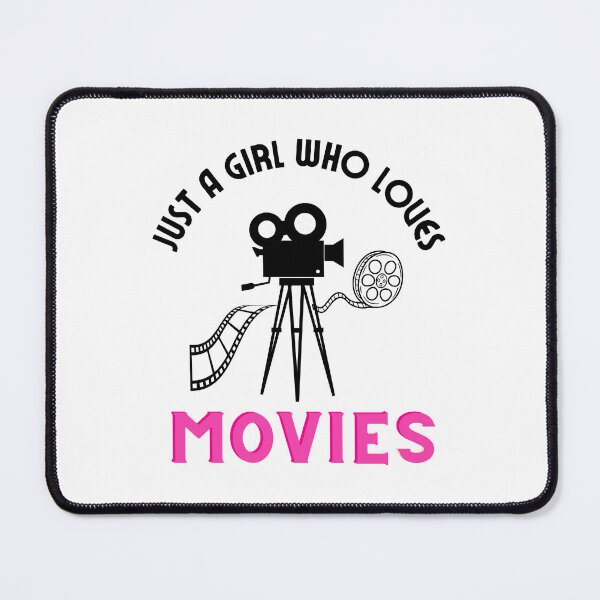 Item preview,  Just a girl who loves movies  designed and sold by DigitalMagShop.