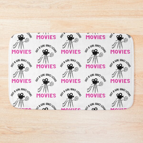 Item preview,  Just a girl who loves movies  designed and sold by DigitalMagShop.