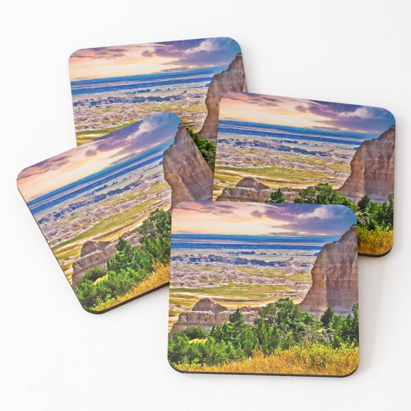 Item preview, Scenic View of Badlands National Park designed and sold by ImgPrint.