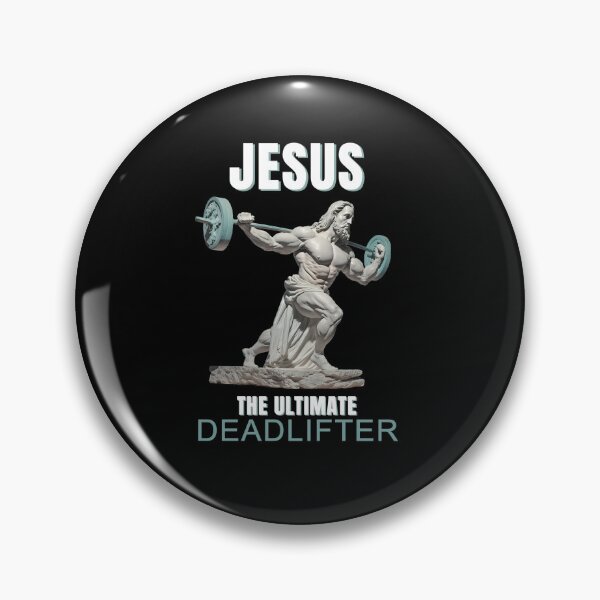 Item preview, Jesus - the ultimate deadlifter designed and sold by MeditationMind.