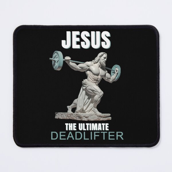 Item preview, Jesus - the ultimate deadlifter designed and sold by MeditationMind.