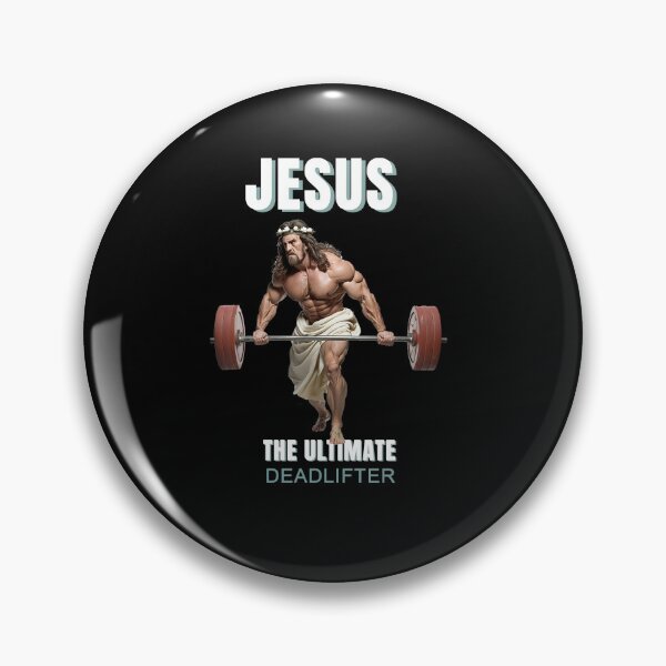 Item preview, Jesus - the ultimate deadlifter designed and sold by MeditationMind.