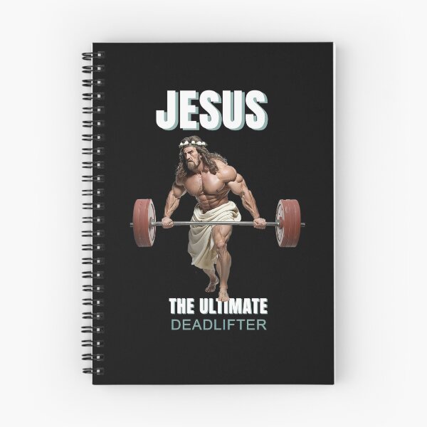 Item preview, Jesus - the ultimate deadlifter designed and sold by MeditationMind.