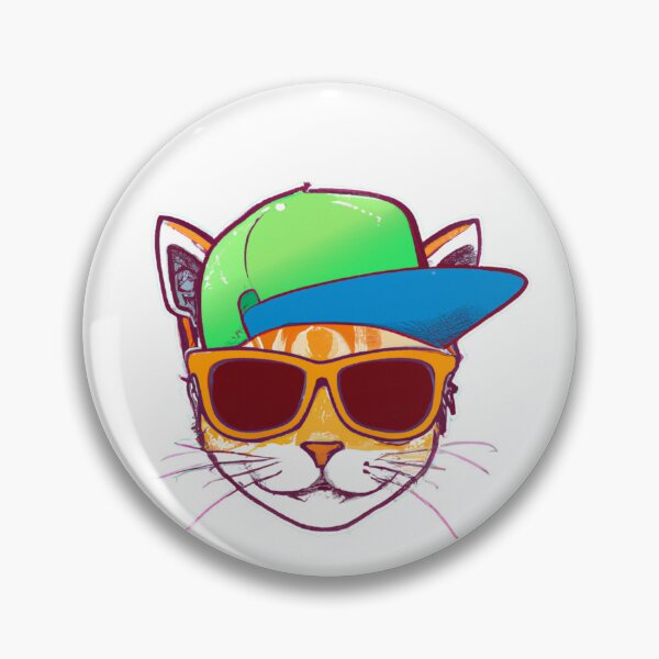 Item preview, Orange Cat With SunGlasses  designed and sold by web3lab.