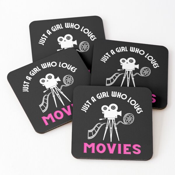 Item preview, Just a girl who loves movies  designed and sold by DigitalMagShop.