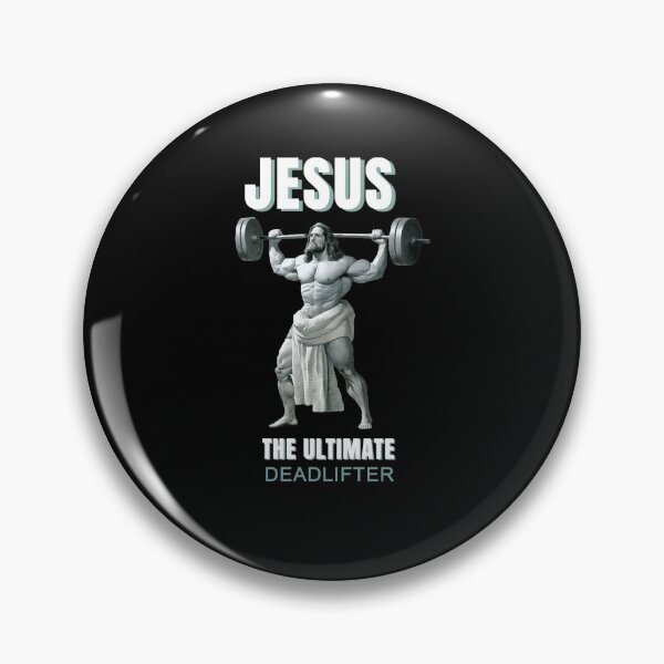 Item preview, Jesus - the ultimate deadlifter designed and sold by MeditationMind.