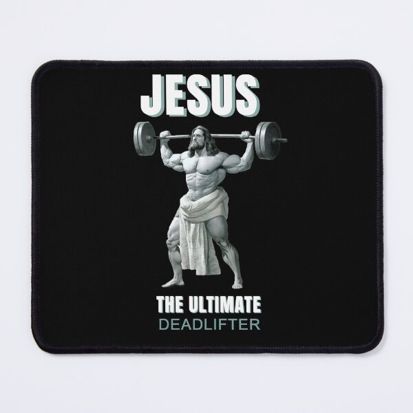 Item preview, Jesus - the ultimate deadlifter designed and sold by MeditationMind.