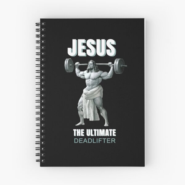 Item preview, Jesus - the ultimate deadlifter designed and sold by MeditationMind.