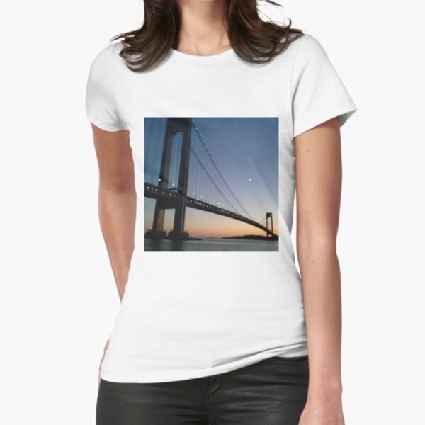 Verrazano-Narrows Bridge Fitted T-Shirt