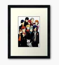 Persona 3 Cast Framed Print