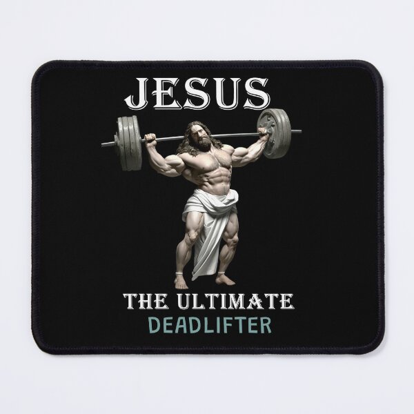 Item preview, Jesus - the ultimate deadlifter designed and sold by MeditationMind.