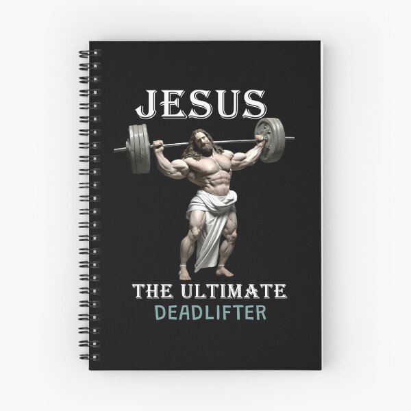 Item preview, Jesus - the ultimate deadlifter designed and sold by MeditationMind.