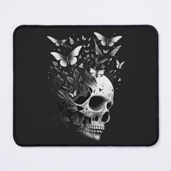 Item preview, Sprouting Skull With Moths designed and sold by Death-Kiss.