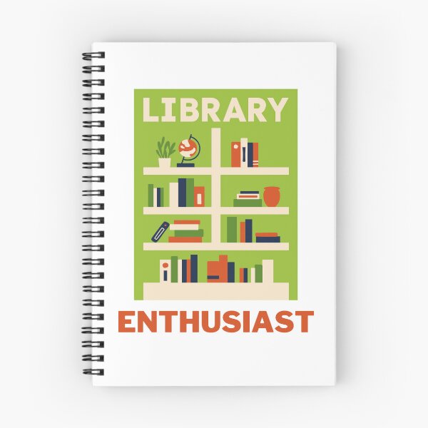 Item preview, Library Enthusiast Retro Bookshelves designed and sold by TheEarthyElf.