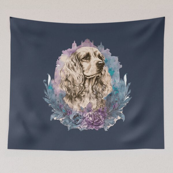 Item preview, Cocker Spaniel Dog Portrait designed and sold by faithsdesign.