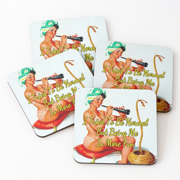 Item preview, 1950’s Pinup Snake Charmer by Gil Elvgren designed and sold by KellysComColors.