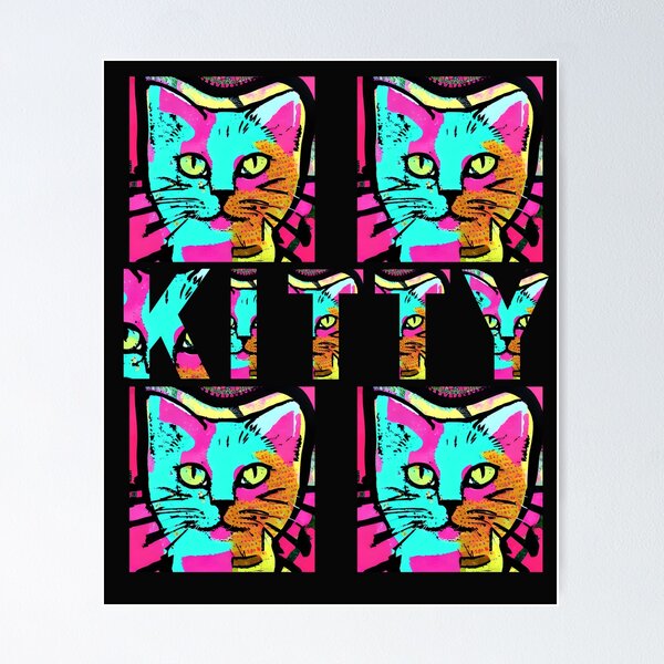 Item preview, AUSSIE POP ART CAT designed and sold by starfishstuff.