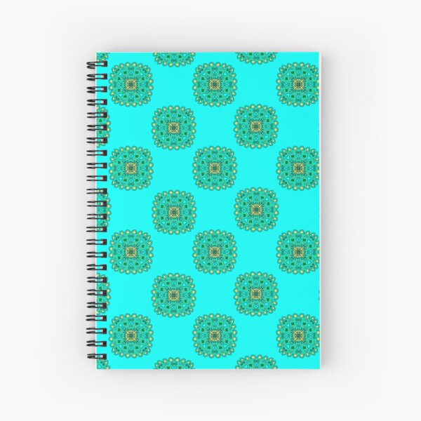 symmetrical doodle Spiral Notebook