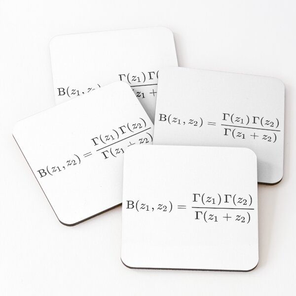 Item preview, Euler gamma and beta Functions, calculus and math designed and sold by NoetherSym.