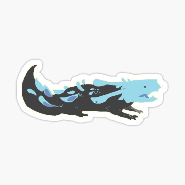 "Blue Lizard (Rain world)" Sticker for Sale by warriorcats35 Redbubble