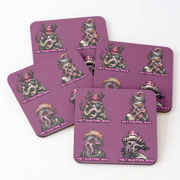 Item preview, Metacephaloid pack of 4 designed and sold by Arcult-Stickers.